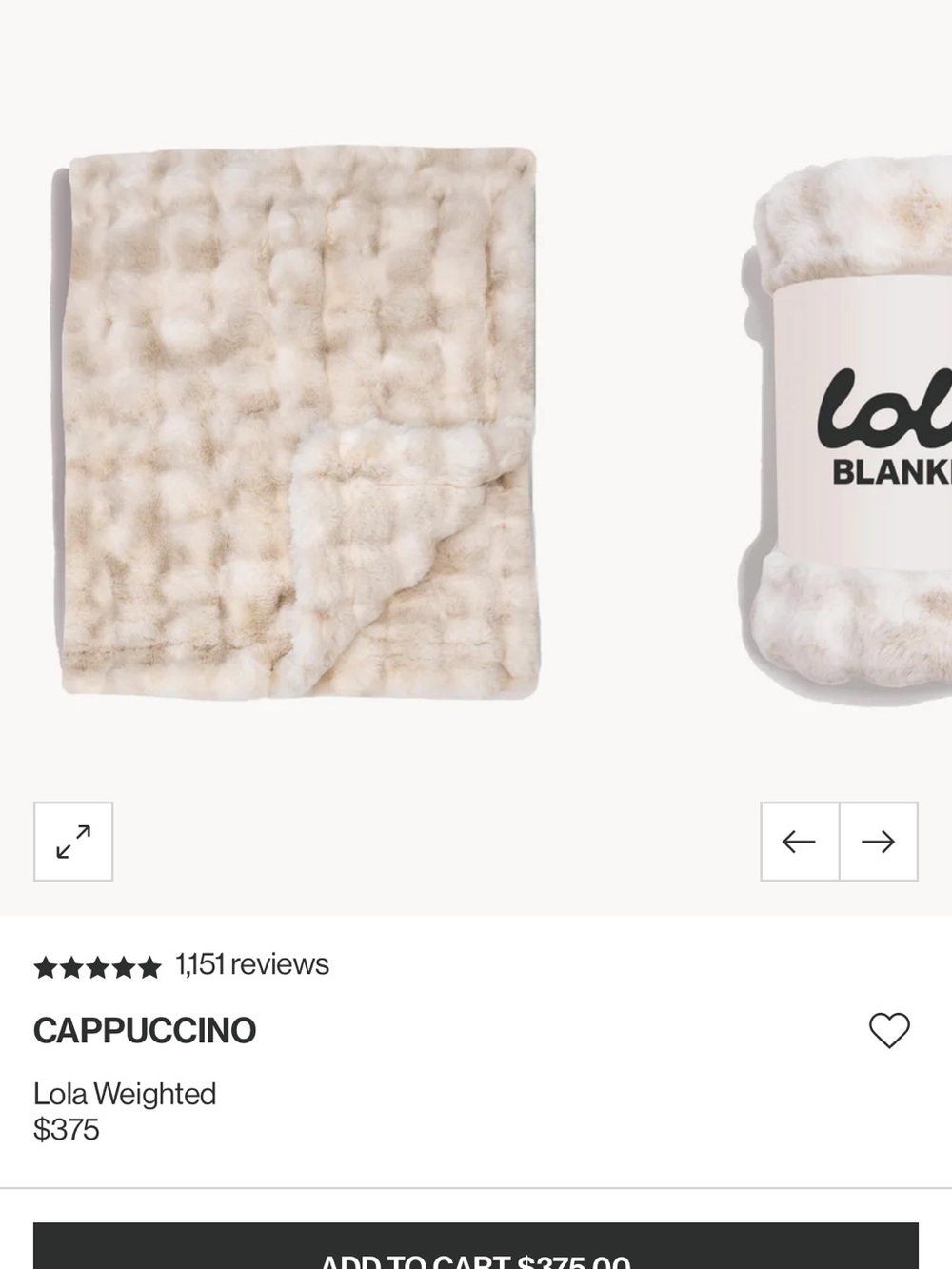 lola Cappuccino Faux Fur Throw - Soft Neutral Tones